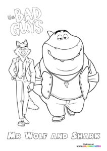 The Bad Guys - Coloring Pages for kids | Free and easy print or download