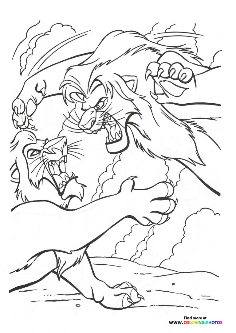 The Lion King - Coloring Pages for kids | Free and easy print or download