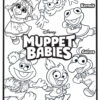 Muppet Babies coloring page