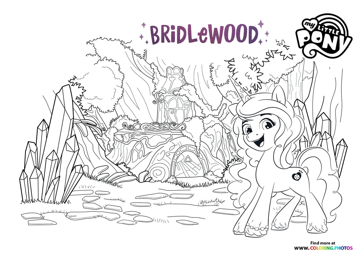 My Little Pony   A New Generation coloring pages for kids   Print for free