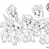 My Little Pony friends - A New Generation coloring page