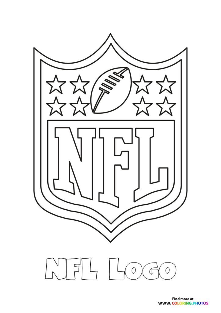 NFL logo - Coloring Pages for kids