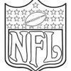 NFL Logo coloring page