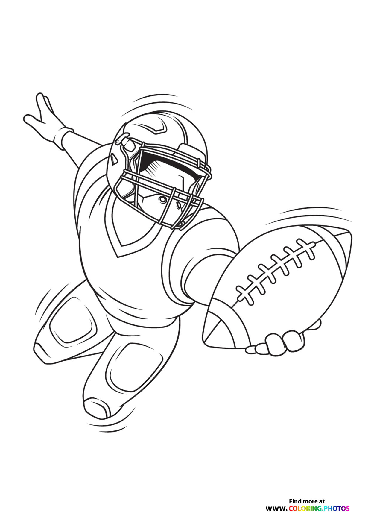 Coloring Pages Of Fotball Players