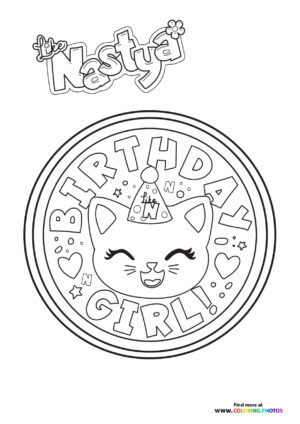 Nastya birthday girl
