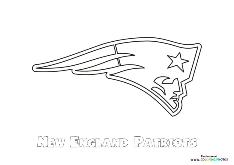 New England Patriots NFL logo - Coloring Pages for kids