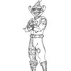 Nite Nite - Fortnite coloring page