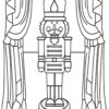 Christmas Nutcracker coloring page