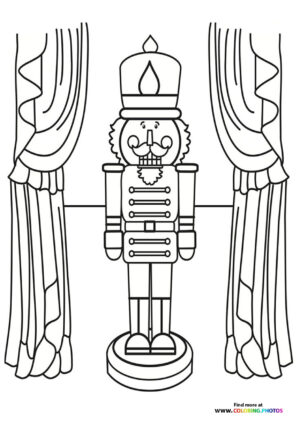 Christmas Nutcracker coloring page