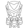 Tiny Omega - Fortnite coloring page