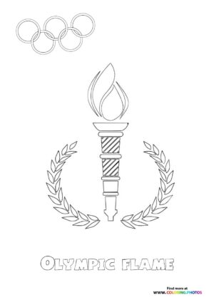 Paris 2024 Olympics flame