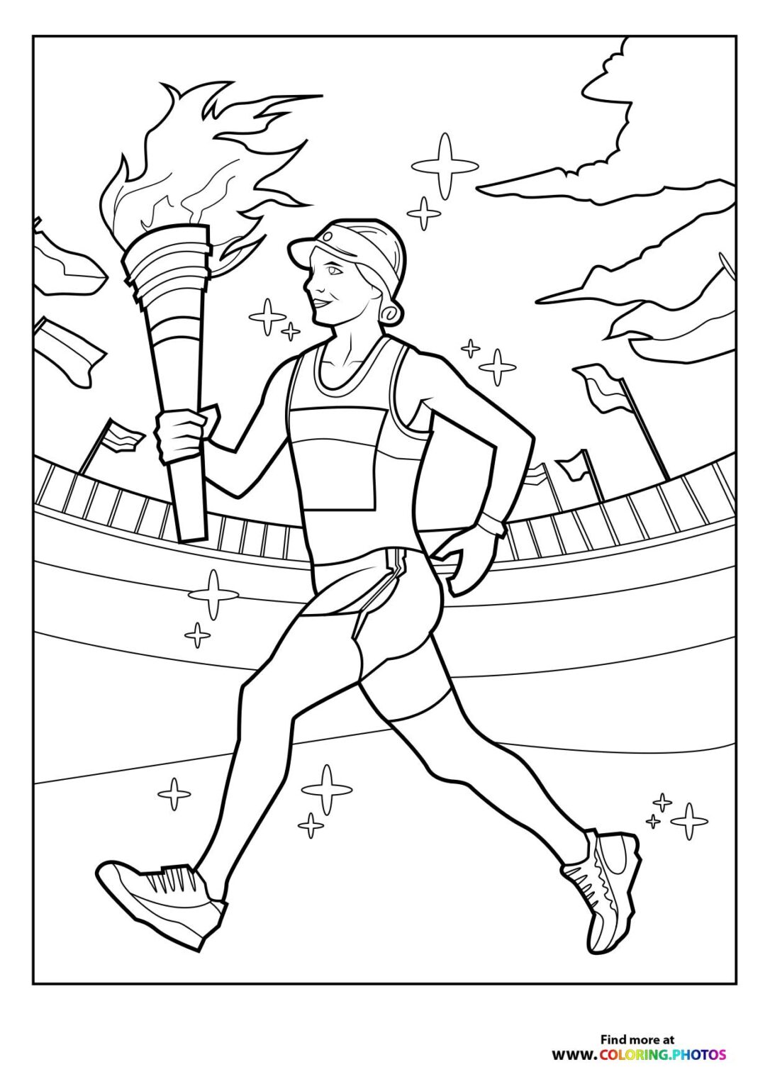 Paris 2024 Olympics Coloring Pages Free Printables for Kids!