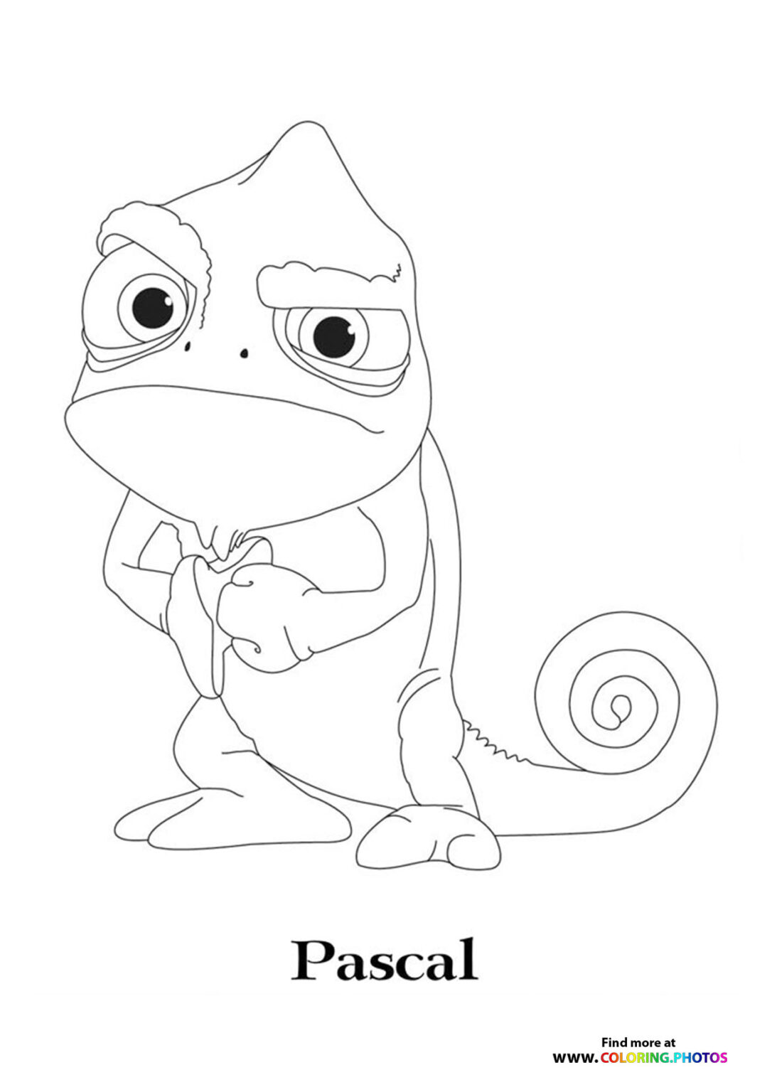 Tangled - Coloring Pages for kids | Free and Easy print or download