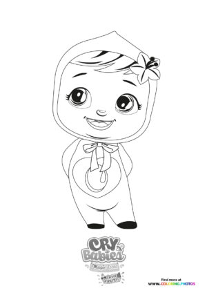 Peachy - Cry Babies - Tutti Frutti coloring page
