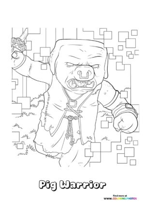 Pig from Minecraft movie