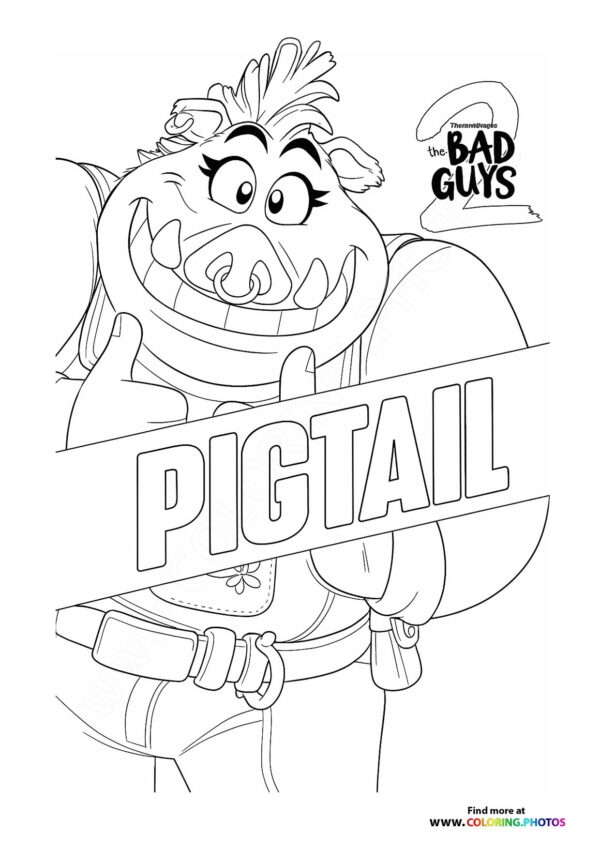 Pigtail from The Bad Guys 2