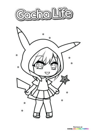 Pikachu girl from Gacha Life