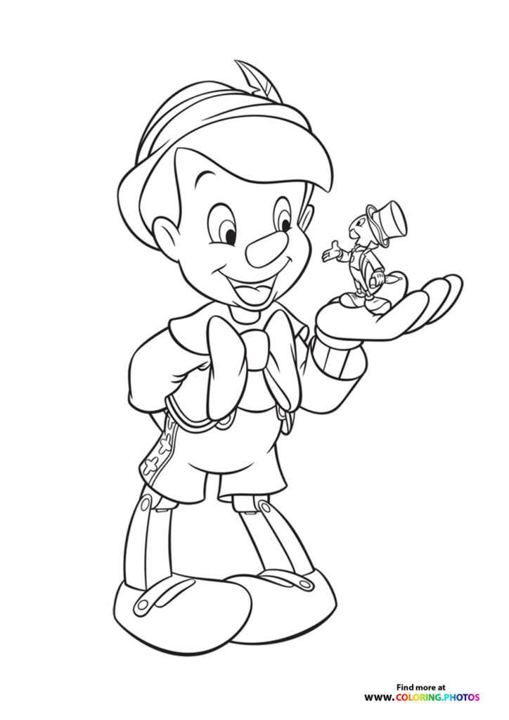 Pinocchio 2022 - Coloring Pages for kids | 100% free print or download