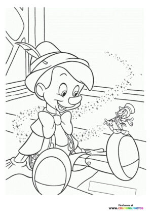 jiminy cricket coloring pages