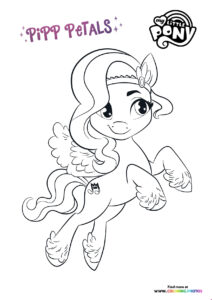 My Little Pony - A New Generation coloring pages for kids | Print for free