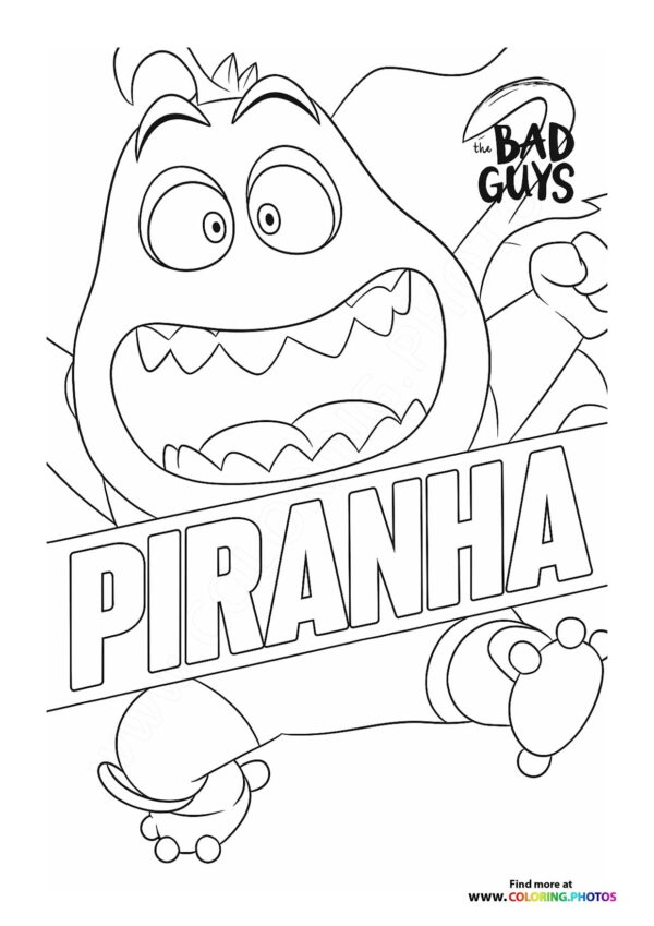 Piranha from The Bad Guys 2