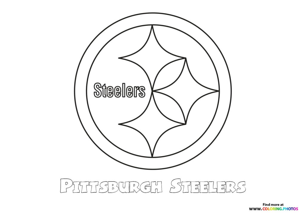 Pittsburgh Steelers NFL logo - Coloring Pages for kids