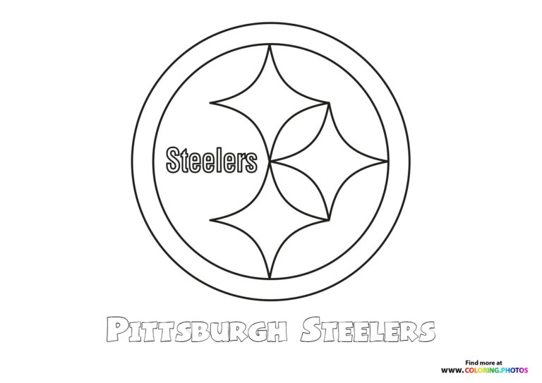 Pittsburgh Steelers NFL logo - Coloring Pages for kids