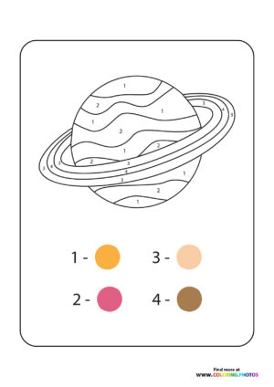 Planet color by numbers