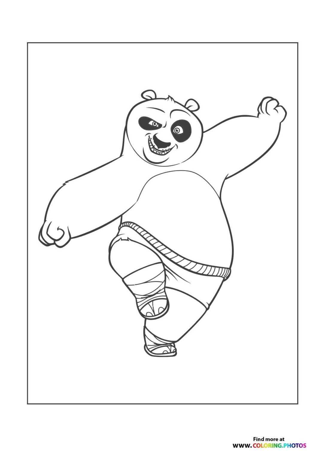 Kung Fu Panda 4 | Free colring pages and sheets for kids