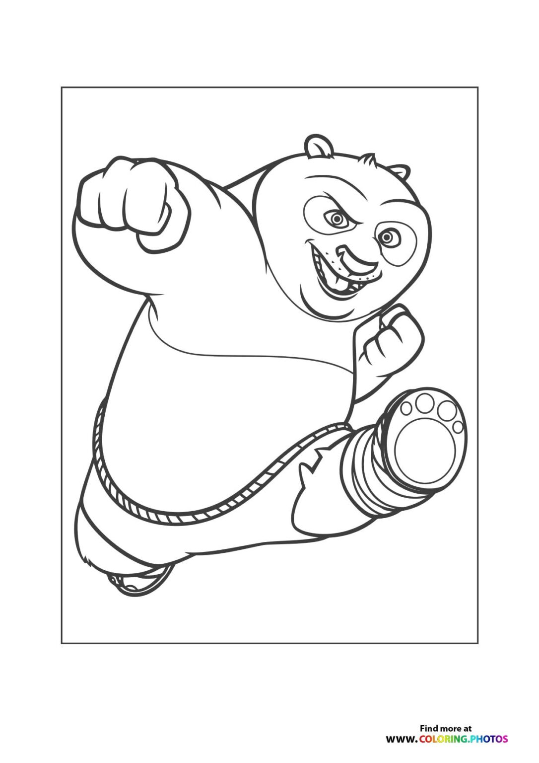 Kung Fu Panda 4 | Free colring pages and sheets for kids