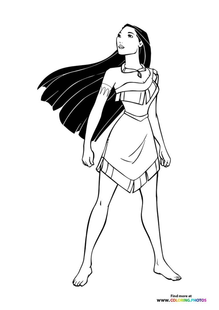 Pocahontas Disney princess - Coloring Pages for kids