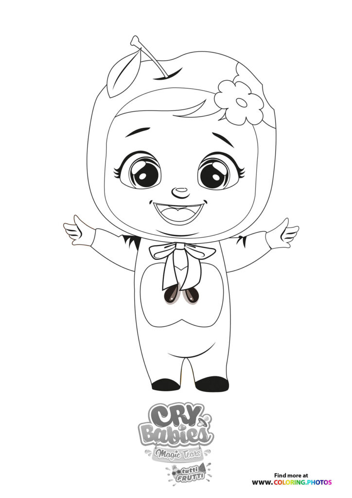 Pom - Cry Babies - Tutti Frutti - Coloring Pages for kids