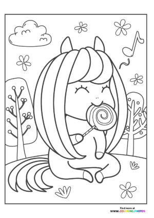 Pony with lolli