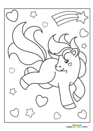 Pony with stars