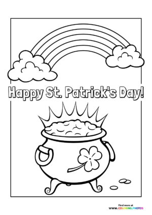 Pot of gold - Coloring Pages for kids