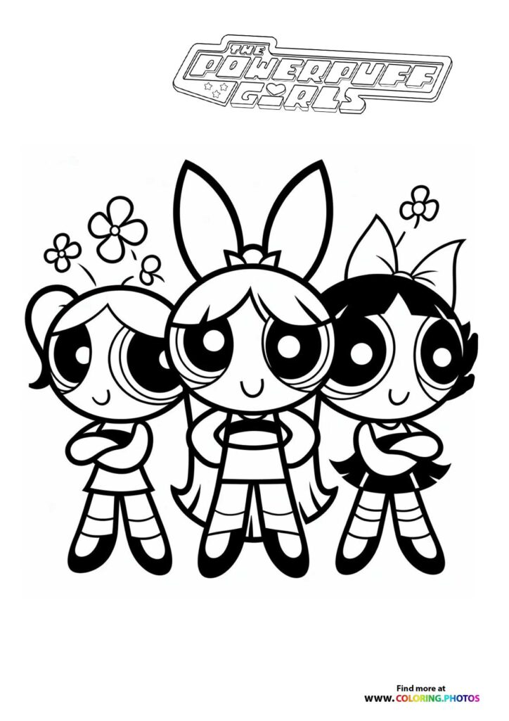 Powerpuff Girls Coloring Pages for kids