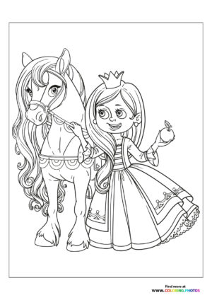 Princess with horse
