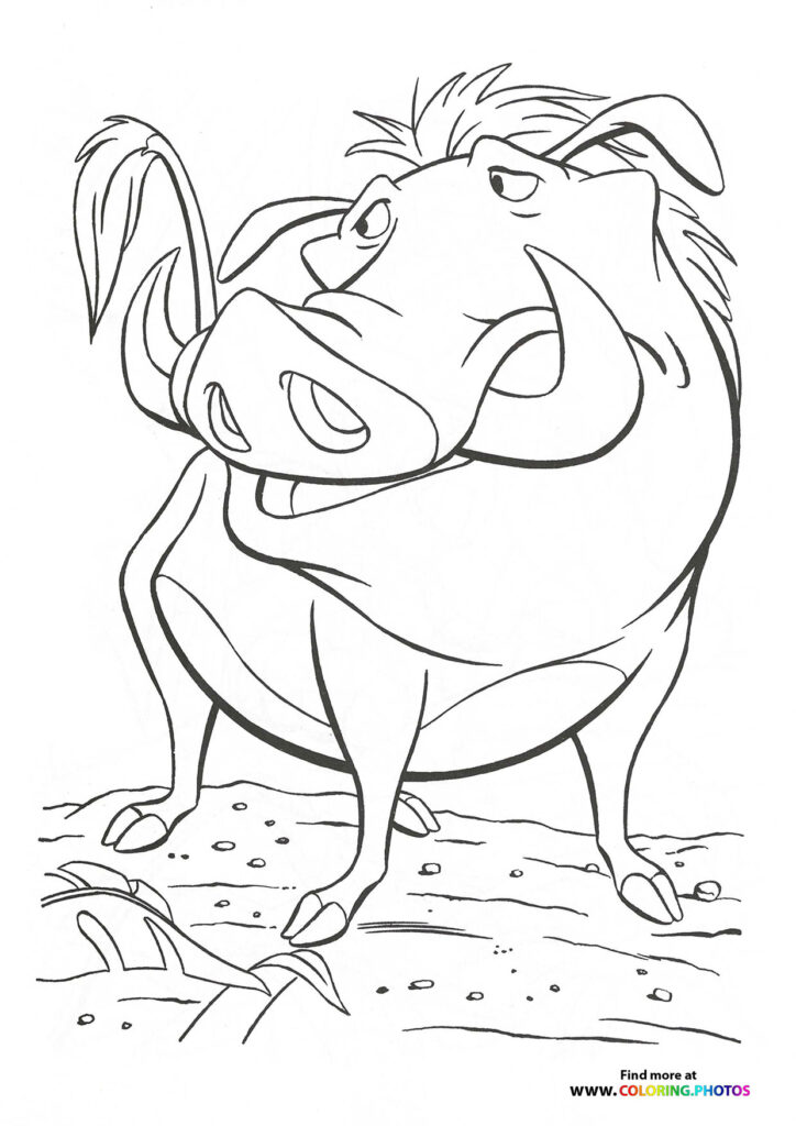 The Lion King - Coloring Pages for kids | Free and easy print or download