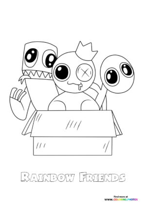 Rainbow Friends in a box