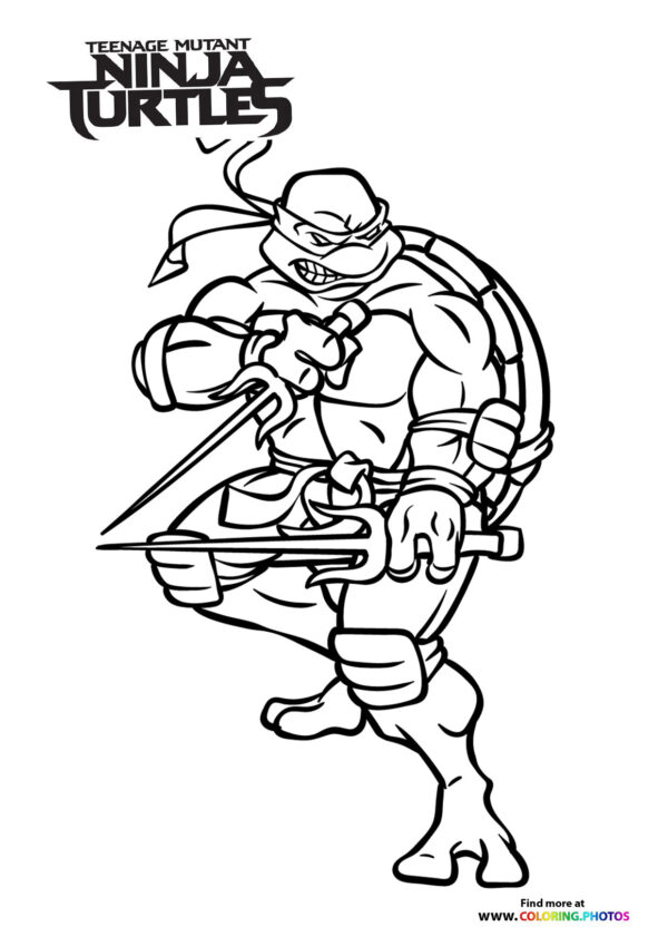 Teenage Mutant Ninja Turtles - Coloring Pages for kids | 100% free print