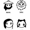 Raya and The Last Dragon main characters portraits