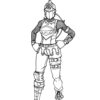 Red Knight - Fortnite coloring page