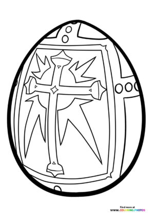 Religious Easter egg