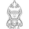 Tiny Rex - Fortnite coloring page