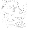Rhino swinging dot the dots worksheet