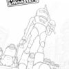 Roboto from Minions Monsters coloring page