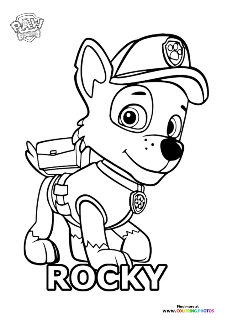 Paw Patrol: The Movie Coloring Pages For Kids 