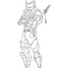 Rogue Agent - Fortnite coloring page