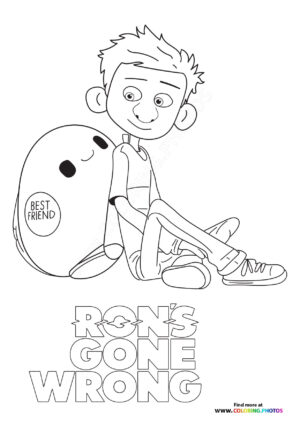 Ron's Gone Wrong coloring page