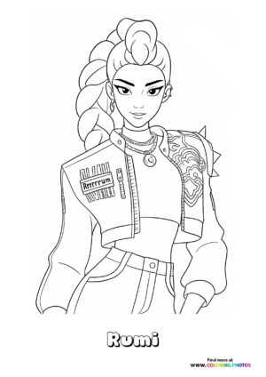 Rumi from K Pop Demon Hunters